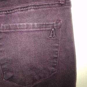 Maroon Skinny Pants